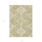 Homeroots 5' X 8' Wheat Gold And Ivory Medallion Washable Indoor Outdoor Area Rug 589057 - alternate 8