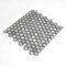 Apollo Tile Silver 10.8 in x 11.5 in Glass Glossy, Matte Floor and Wall Mosaic Tile 8.63 sqft/case, 10PK APLAHX8801A - alternate 6