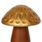 Homeroots Set of Three Brown And Gold Wood Mushroom Tabletop Sculptures, 3PK 574096 - alternate 5