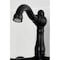 Kingston Brass Two-Handle Wall Mount Bridge Kitchen Faucet, Matte Black KS3250PL - alternate 5