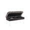 Homeroots 42in Gray and Clear Faux Fur Upholstered Storage Bench with Flip Top 469297 - alternate 5