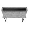 Homeroots 47" Gray and Black Wood and Metal Sled Computer Desk 489852 - alternate 7
