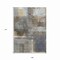 Homeroots 9' X 12' Khaki And Brown Abstract Washable Indoor Outdoor Area Rug 609296 - alternate 7