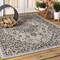 Jonathan Y Rozetta Boho Medallion Textured Weave Gray/Black 3 ft. x 5 ft. Indoor/Outdoor Area Rug SMB102D-3 - alternate 8