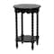 Baxton Studio Sally Nightstand with Bamboo Inspired Legs, Black 266-14638-ZORO - alternate 1