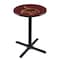 Holland Bar Stool Co 36" Blk Wrinkle Texas State Pub Table, 36" dia. Top L211B3636TexsSt - alternate 1