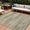 Homeroots 8' X 10' Taupe And Beige Abstract Washable Indoor Outdoor Area Rug 631122 - alternate 1