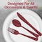 Smarty Had A Party Red Disposable Plastic Party Forks, 600PK 410F-R-CASE - alternate 7