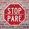 Signmission Stop Pare, 10 Inch X 10 Inch, Plastic Sign OC-P-10-6 - alternate 7