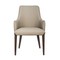 Manhattan Comfort Belmont Chenille and Faux Leather Wood Upholstered Armchair in Taupe DC1544-TP - alternate 6