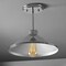 Jonathan Y Cisco 11.8 in. Iron Modern Farmhouse LED Semi Flush Mount, Chrome JYL9532B - alternate 8
