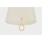 Mitzi Carina 11in wide 1 Light Flush Mount in Aged Brass/Ceramic Belgian Crackle H1074501-AGB/CBC - alternate 6