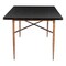 Homeroots 72" Black and Bronze Wood and Steel Dining Table 557691 - alternate 1