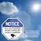 Signmission Notice All Activities Monitored by, 4 inch X 4 inch, Vinyl Decal, 2PK OC-D-2PACK-4-326 - alternate 3