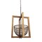 Homeroots Brown Single Metal Dimmable Ceiling Light With Brown Shades 611617 - alternate 4