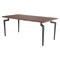 Homeroots 71" Brown and Black Wood and Steel Dining Table 564986 - alternate 7