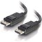 C2G 1FT DISPLAYPORT CABLE WITH LATCHES 8K UHD M/M - BLACK 54423 - alternate 1