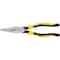 Klein Tools 8 9/16 in J203 Needle Nose Plier, Side Cutter Plastic Dipped Handle J203-8 - alternate 1