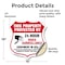Signmission Video Surveillance Shield Sign This Prop, 18 Inch X 18 Inch, Vinyl Decal SHI-D-18-470 - alternate 4