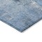 Homeroots 3' X 5' Denim Blue And Ivory Abstract Washable Indoor Outdoor Area Rug 596854 - alternate 7