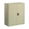Hirsh Storage Cabinet, 42 in H, 36 in W, 18 in D, Recessed Twist, Keyed, Putty, 2 Shelves 22001 - alternate 1