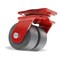 Hamilton Extra Heavy Duty Dual-Wheel Swivel Caster, 6" x 3" Nylast High Performance Cast Nylon Wheels S-EHD2-63NYB - alternate 1