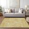 Homeroots 10' X 14' Gold Copper And Brown Geometric Washable Indoor Outdoor Area Rug 594790 - alternate 9