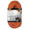 Powerzone SJTW Extension Cord, 16 AWG, Outdoor, 16/3, 1 Outlets, 5-15R, Orange, 5-15P, 100 ft OR501635 - alternate 1
