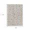 Homeroots 9' X 12' Linen And Gray Geometric Washable Indoor Outdoor Area Rug 616560 - alternate 9