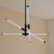Vaxcel Avalon 3-Light 27 in W Matte Black Pendant Light with Frosted White Shade, Integrated LED P0425R - alternate 7