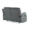 Homeroots 40" Modern Grey Fabric Loveseat 329388 - alternate 8