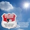 Signmission Private Property Shield Sign No Trespass, 4 inch X 4 inch, Vinyl Decal, 2PK SHI-D-2PACK-4-443 - alternate 4