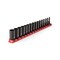 Tekton 1/4 Inch Drive Semi-Deep 6-Point Impact Socket Set with Rail, 16-Piece (4 - 17 mm) SID90108 - alternate 1