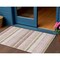 Homeroots 3' X 5' Pink And Beige Striped Washable Indoor Outdoor Area Rug 632233 - alternate 1