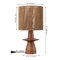 Jonathan Y Rickie 19" Bohemian Coastal Sculptural Resin w/Hand-Woven Paper Rope Drum Shade LED Table Lamp, , 2PK JYL5509A-SET2 - alternate 6
