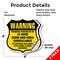 Signmission 24 Hour Surveillance Shield Sign Warning, 6 inch X 6 inch, Vinyl Decal, 2PK SHI-D-2PACK-6-354 - alternate 4