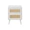 Monarch Specialties Accent Table, Side Table, Bedroom, Living Room, Nightstand, Storage Drawer, White, Contemporary I 3619 - alternate 3