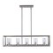 Jonathan Y Anna 38.5" Linear 5-light Metal/Glass LED Pendant, Nickel JYL7414B - alternate 11