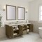 James Martin Vanities Chicago 72" Double Vanity, Walnut Whisper, w/ 3 CM Siberian Silestone Top 503-V72-WLW-3SFR - alternate 8