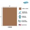 Nanolap PSA Lapping Film, 3 Pc 5 Micron (4,000 Grit), 8-0.5 in x 11 in Microfinishing Fine Sanding Paper 61566N - alternate 4