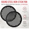 Emporio Kitchen Non-Stick Pizza Pan, 13in Carbon Steel, Perforated, Gray Marble Coating, Oven Safe EKPIZP1X - alternate 4