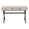 Homeroots 47" Taupe and Black Computer Desk With Two Drawers 333546 - alternate 7