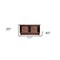 Homeroots 40in Brown Wood Five Hook Shelf With Barn Door Storage 370380 - alternate 3