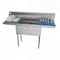 Koolmore 2 Compartment Stainless Steel NSF Commercial Kitchen Prep & Utility Sink with 2 Drainboards SB151512-15B3 - alternate 1