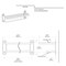 Gatco Hotel 26"  Towel Rack, Chrome 1531 - alternate 2