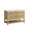 James Martin Vanities Breckenridge 48'' S Vanity, Light Natural Oak w/ Ethereal Noctis Top w/FreePower Wireless Charger 330-V48-LNO-FENC - alternate 9
