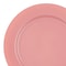 Smarty Had A Party 7.5" Matte Fuchsia Round Disposable Plastic Appetizer/Salad Plates (120 Plates), 120PK 4857FU-CASE - alternate 8