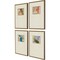 Homeroots Set Of Four Off Center Abstract Gold Framed Print Wall Art, 4PK 525941 - alternate 1
