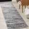 Jonathan Y Loom Modern Strie' Black/Gray 2 ft. x 8 ft. Runner Rug SOR200C-28 - alternate 1