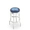 Holland Bar Stool Co 25" Chrome 2-Ring North Carolina Swivel Bar Stool, Accent Ring L7C3C25NorCar - alternate 1